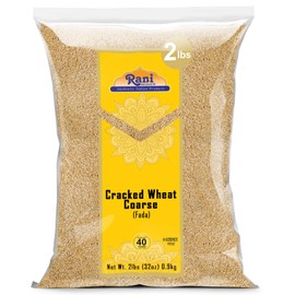 Rani Cracked Wheat Coarse (Fada/Bulgur Wheat#3) 32oz (2lbs) 908g ~ All Natural | Vegan | Gluten Friendly | NON-GMO | Kosher | Indian Origin