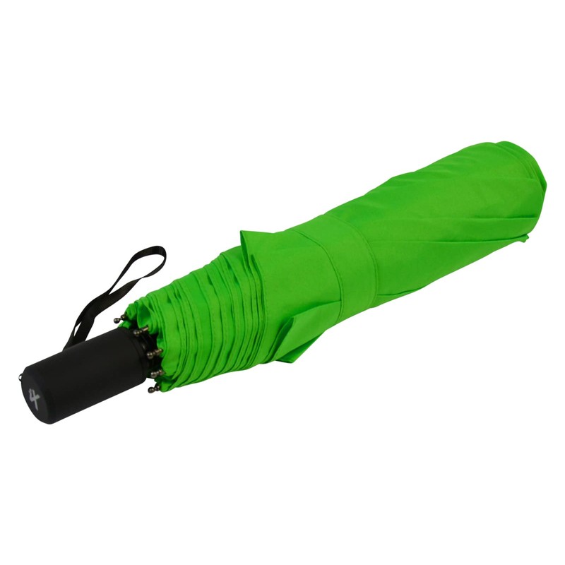 iX-brella Trekking Pocket Umbrella XXL with Shoulder Bag, neon green,