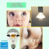 LUXON Half Chrome Light Bulbs,Dimmable,LED Edison Bulbs,Silver Dipped Anti Glare
