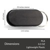 Pill Pod Micro Magnetic Keychain Pill Holder 3-Pack - Compact,