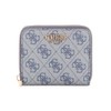 GUESS Katya SLG Small Zip Around Wallet Slate Logo