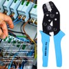 ANKROYU Crimping Tool, PVC High End Terminal Ratchet Pliers, Steel