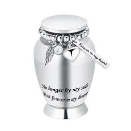 Small Keepsake Urns for Human Ashes Cremation Urns for Ashes Stainless Steel Funeral Memorial Ashes Holder Mini Cremation Urn for Pet or Human Ash