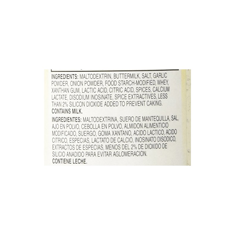 Tone's mezcla de aderezo de mantequilla rancha, 24 onzas Grande.