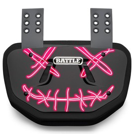 Battle Nightmare - Placa Trasera de fútbol Chapado en Cromo para Adultos