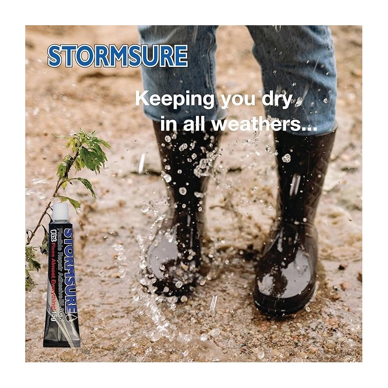 Black Wellington Boot Repair Kit - Fast, Durable, and Flexible