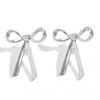 Yimofy Bow Earrings for Women Fashion Bowknot Stud Earrings Large