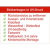Daged Austria sticker card, 14 pieces, car, motorcycle, biker flag,