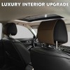 2PCS Headrest Covers for Cars with Pocket, Car Headrest Protector,