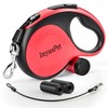 Upgraded Retractable Dog Leash with Chew Proof Extender, Pet Walking