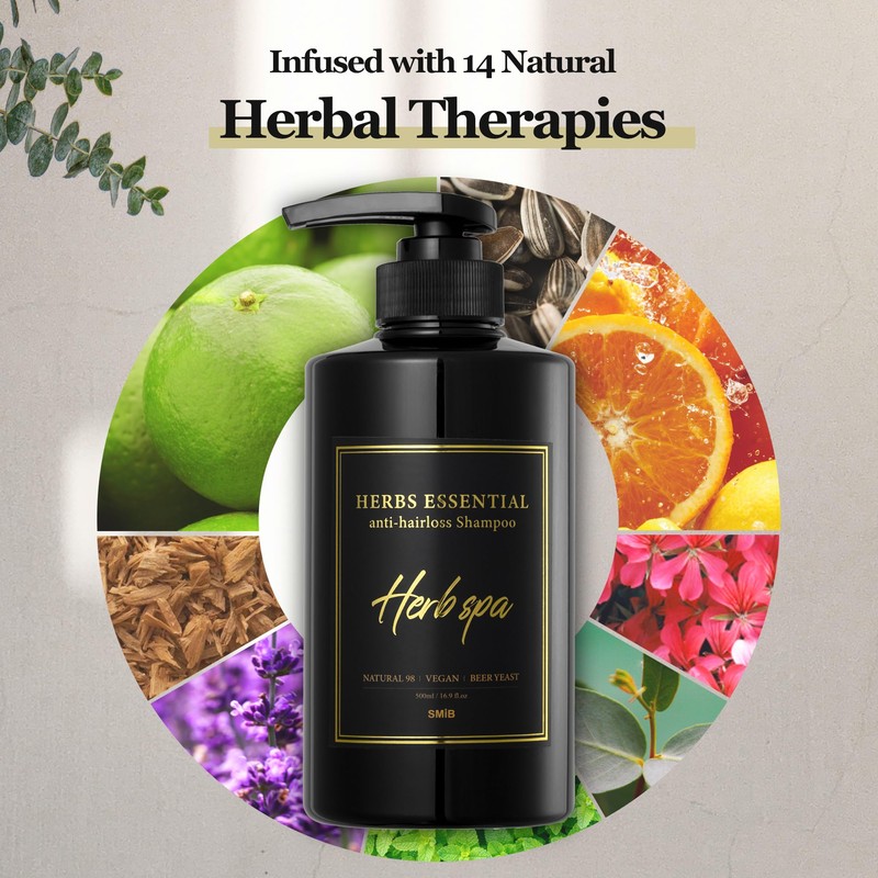 SMIB Herbs Essential Shampoo for Hair Health – Supports Scalp