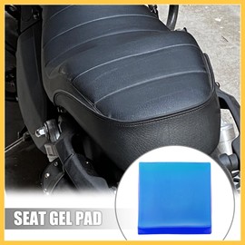 REPAIROCK 25x25x2cm Motorcycle Seat Gel Pad Shock Absorption Mat Comfortable Soft Cushion Blue Auto Replacement Parts