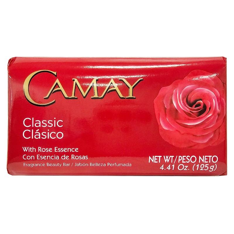 Camay Classic Bar Soap, Rose Essence, 8-Pack of 4.41 Oz