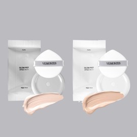 Bemontes Glow Pot Cushion Refill 16g No. 21-23 / 베몽테스 글로우팟 쿠션 리필 16g 21-23호