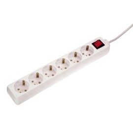 as Schwabe Power Strip with 6 Sockets