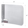 DuraSteel Stainless Steel Sink Splash Guard - 15" x 12"