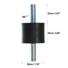 X AUTOHAUX 4pcs M8 Anti Vibration Rubber Isolator Mount 30x25mm