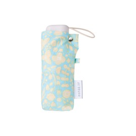 Moonbat [Esta] Rain Umbrella, Folding Umbrella, Women's, Work Commute, School Commute, Flat Mini, Small Garden, 31-230-10345-22 Blue