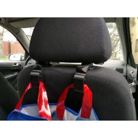Unbranded Car Seatback Trash / Storage Bag Hooks - 3D Printed!