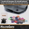 Colored Nylon Finishing Washers - (Blizzard White) - (50 Pack)