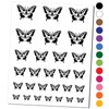 Elegant Swallowtail Butterfly Temporary Tattoo Water Resistant Fake Body Art