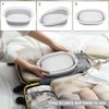 flintronic Foldable Sink, 5L Multi-Purpose Portable Washing Bowl, Space-saving Plastic