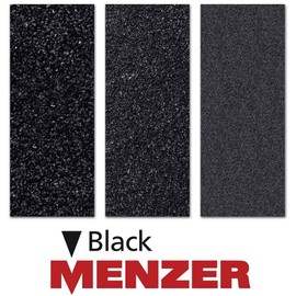 MENZER Black Velcro Sanding Discs 125 mm 9 Hole for Random Orbital Sanders Silicon Carbide (Pack of 50) K80