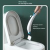 Disposable Toilet Cleaning System Disposable Toilet Brush Kit with 12pcs