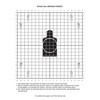 PlusTactical M16A2 25 Meter Zeroing Target On EZ Peel Notepad