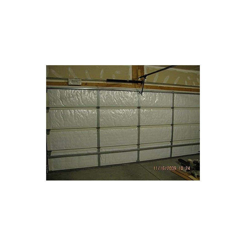 NASATech Reflective 2 Car White Poly-Foam Garage Door Insulation Kit