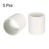 sourcing map 50mm Straight PVC Pipe Fitting Coupling Adapters Connector