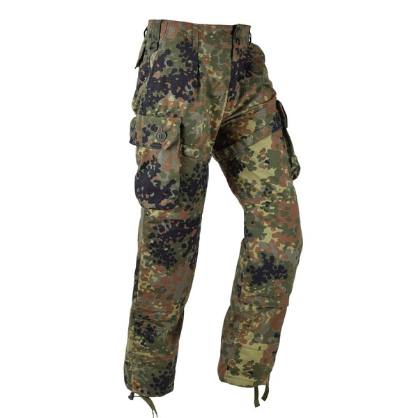 German Military Style Flecktarn Pants Tacgear Field Cargo Combat Trousers