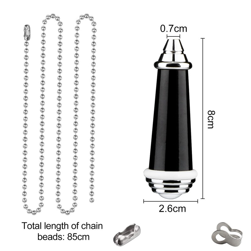 TXErfolg Light Pull Chain Extension with Ball Chain 85cm Length