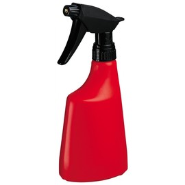 Plant sprayer standard made of plastic with brass nozzle, colour: red, capacity: 1 litre.
