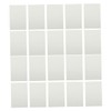 SHINEOFI 20pcs Brushed Aluminum Sublimation Blanks DIY Photo Frame Sheets