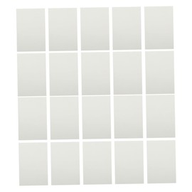 SHINEOFI 20pcs Brushed Aluminum Sublimation Blanks DIY Photo Frame Sheets for Heat Transfer Crafting Unfinished Picture Plaques for Engraving and Custom Designs