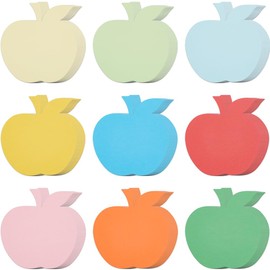 SOFPLATE 8 Sets 72Pcs 6 Inch Fruit Paper Cut Outs Assorted Paper Cutouts Blank Colorful Apples Food Bulletin Board Classroom Cardboard Cut Paper for School Bulletin Poster Board DIY Craft Decoration