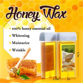 liddy Dance Liddy Dance Hair Removal Wax Roller Refill Kit - Soft Wax Cartridges for Body, Leg and Arm Waxing (3.52 oz, 4 Pack)