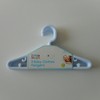 Pack of 8 Baby Clothes Hangers Pink, White or Blue