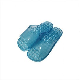 VSW PVC Elegance Open-Toe Bathroom Slipper - Wine