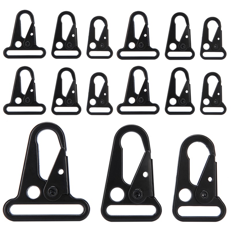 15Pcs Outdoor Backpack Clips Enlarged Mouth Hooks Key Chain Hanging