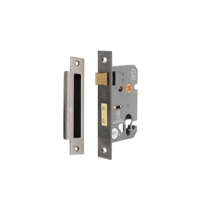 CE Rated-Euro Profile Mortice Door Lever Sash Lock Case Cylinder