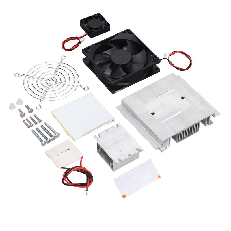 Refrigeration Cooler Dual Core Cooling Fan System Set Kit for