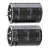 2pcs 10000uF 100V Electrolytic Capacitor 105℃ 35X50mm
