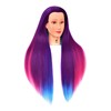 HairZtar 30" Synthetic Fiber Mannequin Head (Long and Thick) Hairdresser