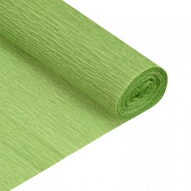 sourcing map Crepe Paper Roll Decoration 7.5ft Long 20 Inch Wide for Party, Wedding, Light Green