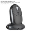 Wireless Mouse with Charging Base 4 Port USB Hub 5