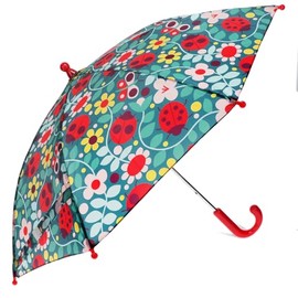 Rex London Children's Push-Up Umbrella - Ladybird