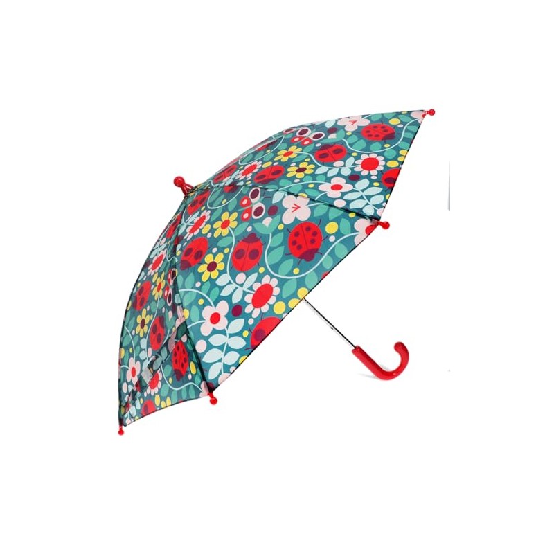 Rex London Children's Push-Up Umbrella - Ladybird