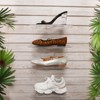 STORE FIXTURES DIRECT Large Clear Acrylic Slatwall Shoe Shelf, 6"